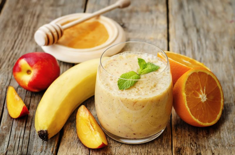 Peachy Banana Smoothie Recipe