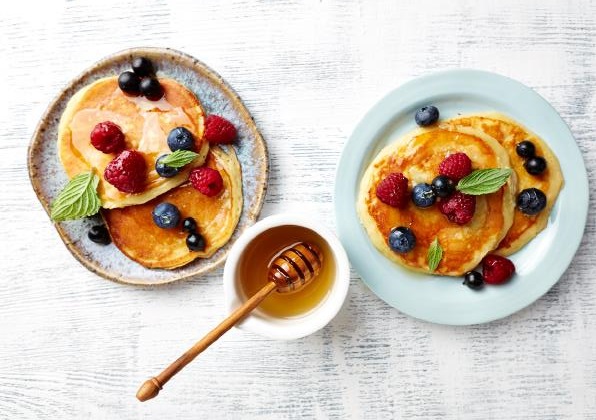 Fluffy protein pancakes