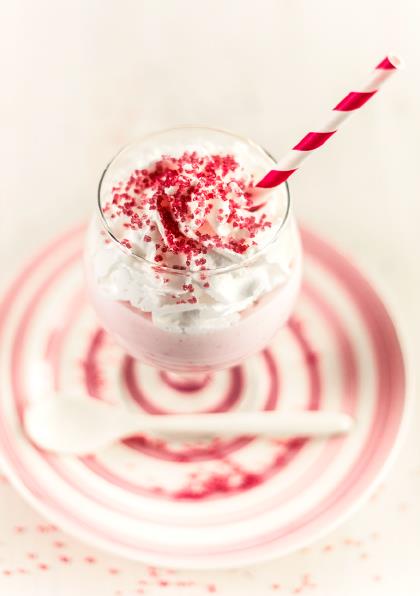 Festive vanilla cocktail